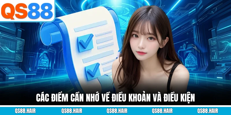Các điểm cần nhớ về điều khoản và điều kiện